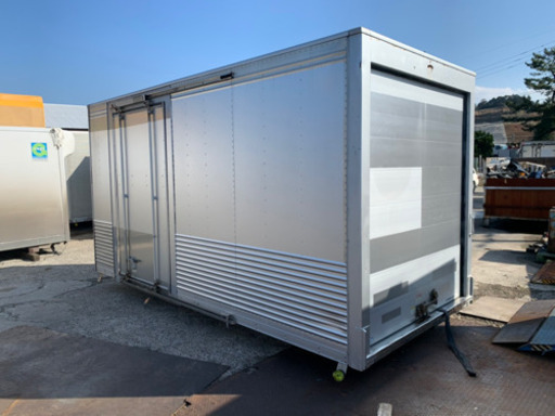 No.471 アルミバン 3ｔ アルミ箱 バイク倉庫 トラックコンテナ コメ保管庫 物置 DIY