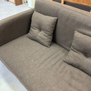 ★2Pソファ★ローソファ コンパクト 家具 省スペース ラブソファの画像