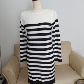 ★ビームスハート★F★ニットワンピース★ボーダー★の画像