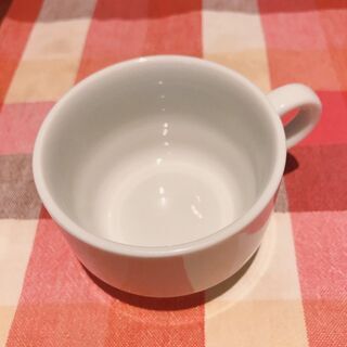 ティー・コーヒーカップ 白シンプル スタッキングカップ11個セット　※引き取りに来てくださる方の画像