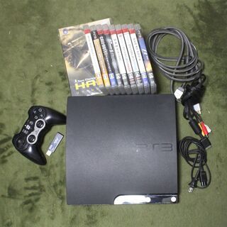 PS3 ＆ Logicool GT FORCE Pro ソフト9本付セット