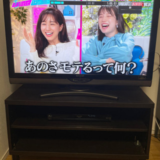 【2点セット】テレビ、ブルーレイレコーダー