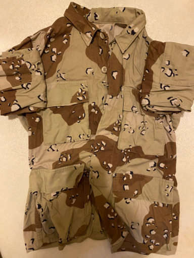 アメリカ軍  B.D.U.ジャケット 長袖 6Cデザート チョコチップカモ