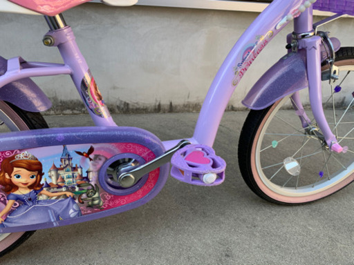 子供用　18インチ自転車（プリンセスソフィア限定モデル）