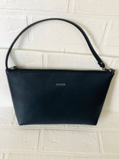 【美品】ゲス　GUESS ハンドバック　ネイビー