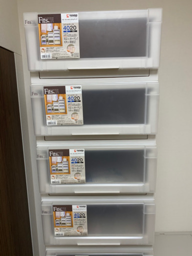 新品同様 日本製 天馬TENMA FITS 14個セット ユニットケース衣装ケース フィッツケース プラケース 洋服収納  バラ売り可能