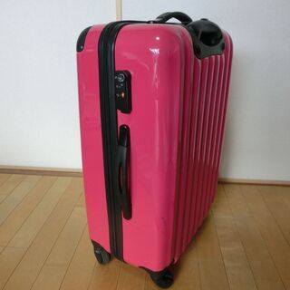 【無料】スーツケース差し上げます（ピンク）★引き取り限定★の画像