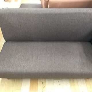 ソファーベッド　ファブリック製　ブラウン　【トレファク岸和田店】