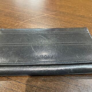 ☆コーチ　レザー　三つ折り長財布　手帳カバー付き☆ 