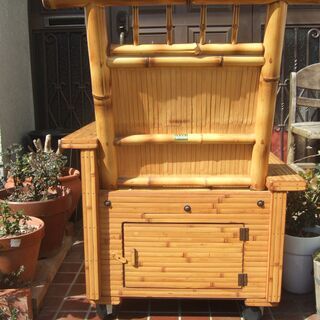 美品　梅里竹芸 伝統民芸品 高級椅子の画像