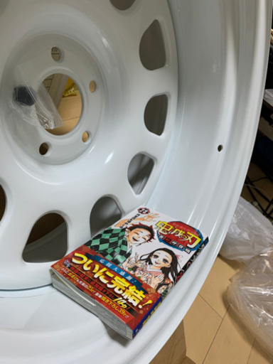 てっちんホイール　10j-40 4本　深リム　白