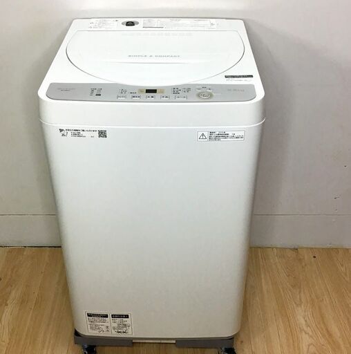 ✨特別SALE商品✨洗濯機 2019年製 SHARP ES-GE5C-W 中古家電
