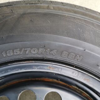 値下げ　レグノREGNO GR-XII 185/70R14  2019年製造 14インチ フリード ホンダ純正ホイール4穴5.5J付 ブリジストン の画像