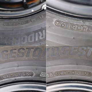 値下げ　レグノREGNO GR-XII 185/70R14  2019年製造 14インチ フリード ホンダ純正ホイール4穴5.5J付 ブリジストン の画像
