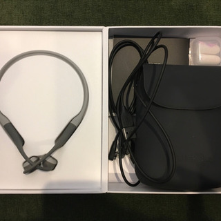 AFTERSHOKZ AEROPEX ルナグレー【箱あり・ほぼ完品】 SHOKZ ( ショックス ) ヘッドホン AEROPEX ( エアロぺクス