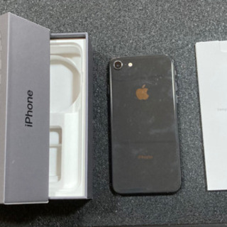 iPhone8 SIMフリー　64Gスペースグレイ