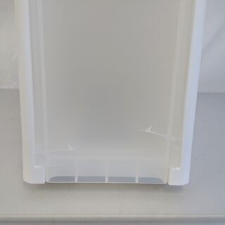 【訳あり】【未使用】like-it キッチン すき間収納 引出し スーパースリム 3段 ホワイト FTS-111の画像