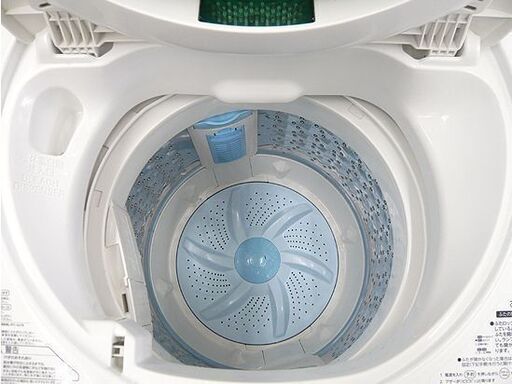 〇 札幌 5.0kg 全自動洗濯機 2013年製 東芝 AW-705 ホワイト×グリーン 一人暮らし 単身者向け 新生活 本郷通店