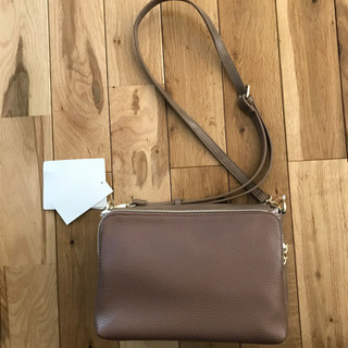 新品 プチプラのあや ショルダーバッグ 茶色 の画像