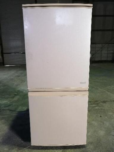 o0210-2  137L SHARP 2ドア冷蔵庫 2014年製　SJ-C14Y-C 現状 動作確認済み 白