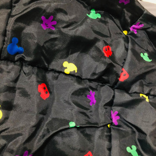 ミッキー柄 フットマフ ベビーカー用の画像