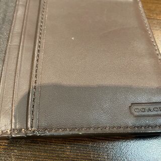 店頭販売済み☆コーチ　長財布　レザー　ブラウン☆ の画像