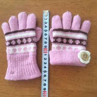 女の子手袋の画像
