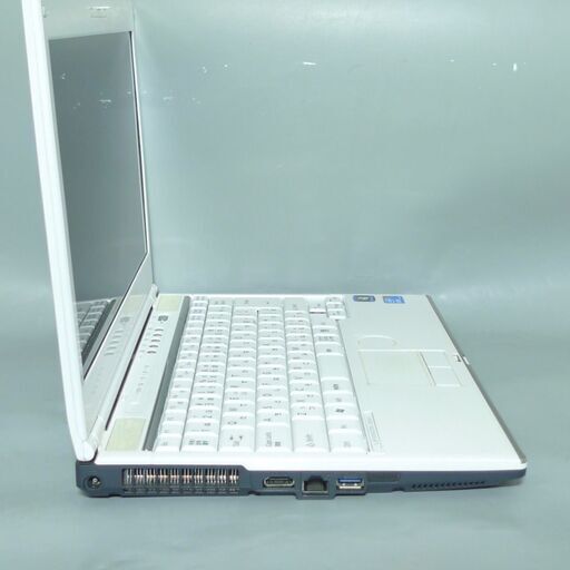 送料無料 ホワイト 1台限定 ノートパソコン 中古良品 13.3型 富士通 SH54/C Core i3 4GB 320GB DVDR