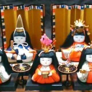 雛人形 春日雛 久月作 十五人飾りの画像