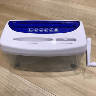 シュレッダー　手動　sanwa