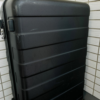 無印　スーツケース黒　63Lの画像