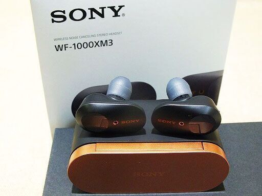 【苫小牧バナナ】SONY/ソニー ワイヤレスノイズキャンセリング ステレオヘッドセト WF-1000XM3 Bluetooth ハンズフリー ブラック♪