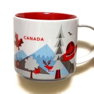 スターバックス マグカップ　コップ　コーヒーカップ　カナダ　You Are Here 限定マグカップの画像