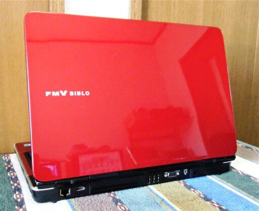 ?良品✨/15.6型光沢液晶✨/ルビーレッド✨/デュアルコアCPU/光速☆彡大容量！HDD320GB/メモリ4GB/HDMI?/Mic