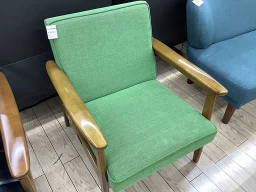 カリモク 1人掛けソファ【トレファク野田】