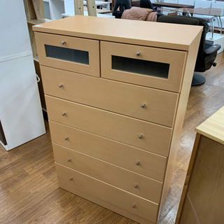 北海道民芸 6段チェスト【トレファク所沢店】