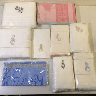 横浜市内送料無料！新品含む ピーターラビット タオル 小物入れ 湯のみ マグカップ スプーン カトラリー まとめての画像