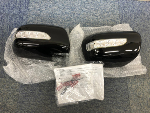 未使用■ドアミラーカバー ドアミラー LEDウインカー ミラーカバー ドアミラーウインカー トヨタ ホワイトパール アルファード