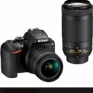 📸新品一眼レフカメラ（ニコン　D3500）ダブルズームキットの画像
