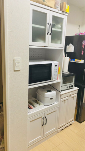 【取引決定】食器棚　レンジ台
