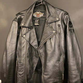 ハーレー　本革レザージャケット　値下げしました。の画像