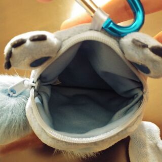 [中古]スティッチ　カラビナ付ポーチの画像