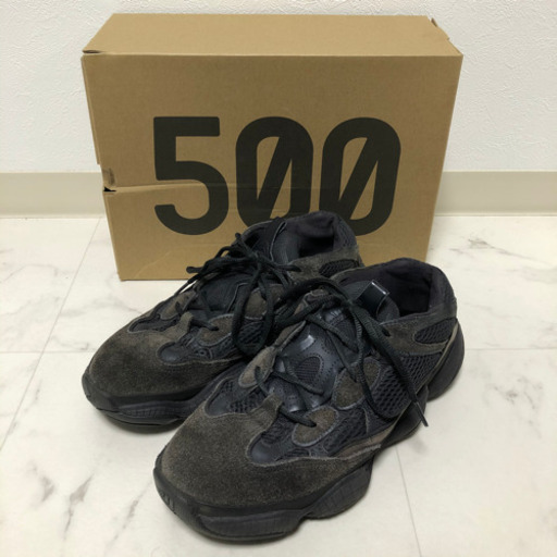 adidas YEEZY500 26.5cm ユーティリティブラック カニエ・ウェスト