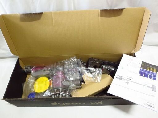 未使用 新品 dyson ダイソンフラフィー V6 SV09 コードレスクリーナー A6W-JP-KMB8601A 通販限定モデル