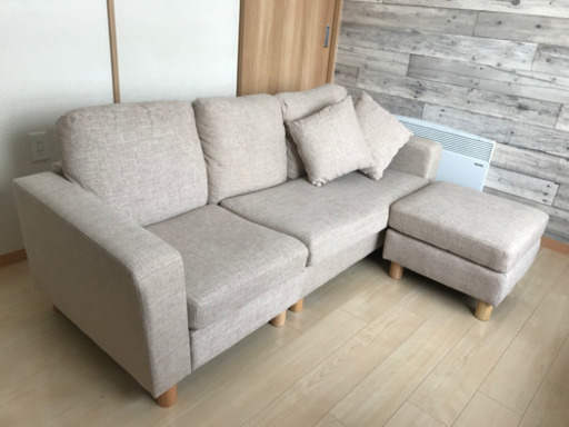 カウチソファ ローソファ ローソファ— ソファ 3人掛け