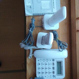 値下げ パイオニア コードレス電話機 子機2台付の画像