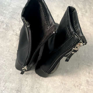 早い者順❤️トレンドショートブーツ ブラック 38の画像