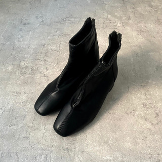 早い者順❤️トレンドショートブーツ ブラック 38の画像