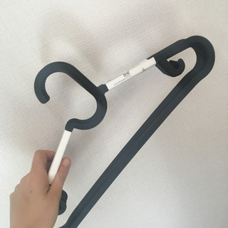 IKEA 黒ハンガー　10本セット