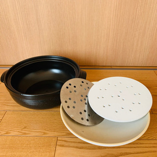 土鍋　9号　IH、ガス、シーズヒーター、ハロゲンヒーター、エンクロヒーターの画像